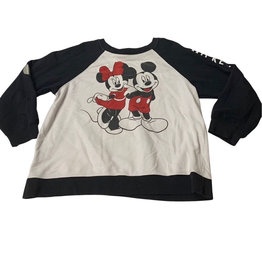 Multicolored Mickey Mouse Graphic Sweatshirt